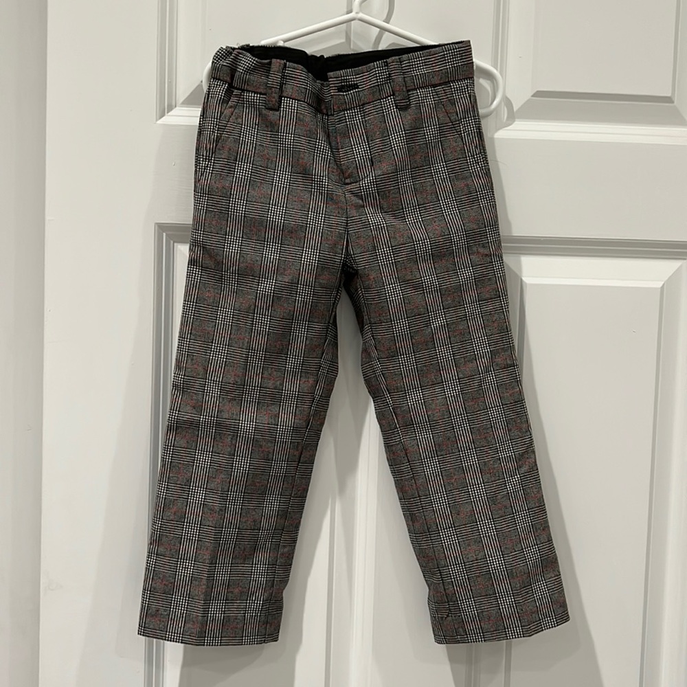 Janie and Jack boys plaid pants size 3